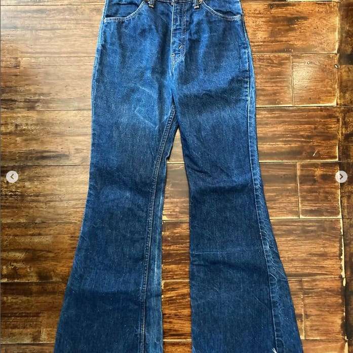 Levis 80s 646ベルボトムデニムパンツ