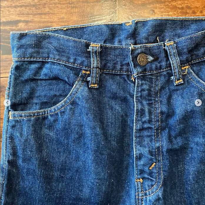 Levis 80s 646ベルボトムデニムパンツ